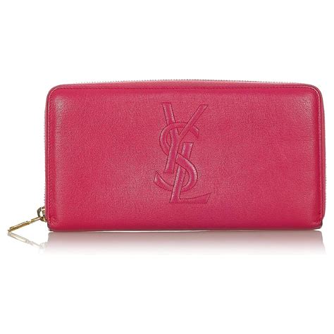 ysl long wallet|ysl zip around wallet.